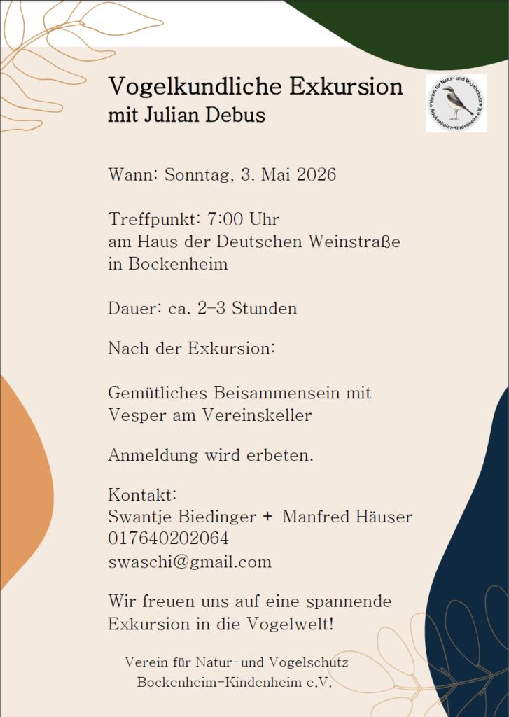 Vogelexkursion 2026